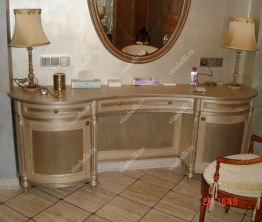 фото Мебель для ванной на заказ Гнутая тумба для ванной 4